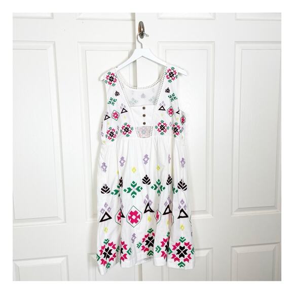 Anthropologie Dolly Embroidered Ric Rac Sun Dress NWT - Picture 7 of 11